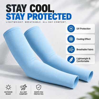 The Viral Cooling UV Shield Sports Arm Sleeves