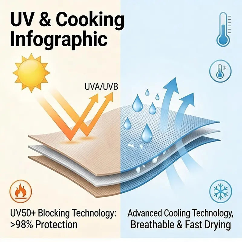 The Viral Cooling UV Shield Sports Arm Sleeves