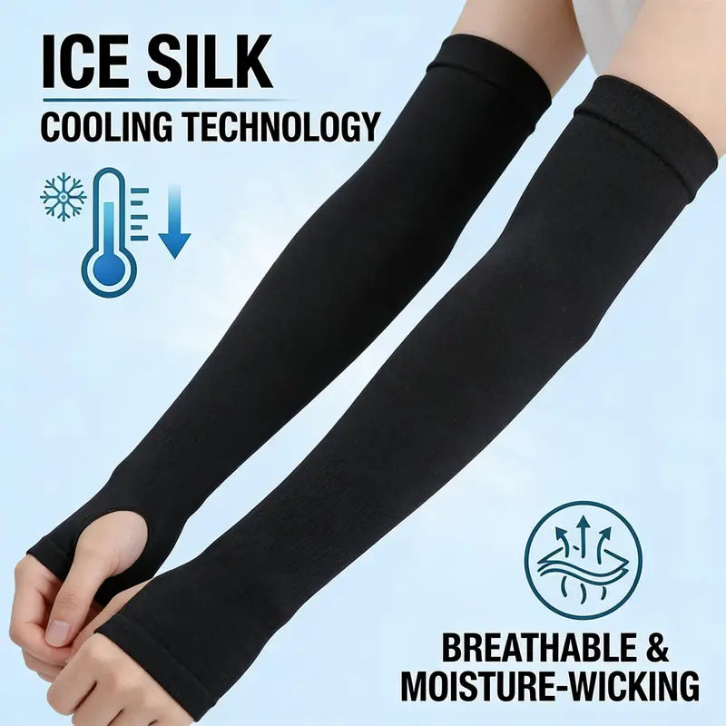 The Viral Cooling UV Shield Sports Arm Sleeves
