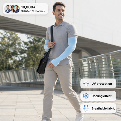 The Viral Cooling UV Shield Sports Arm Sleeves