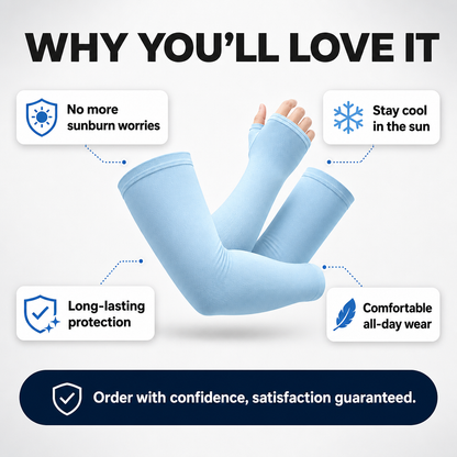 The Viral Cooling UV Shield Sports Arm Sleeves